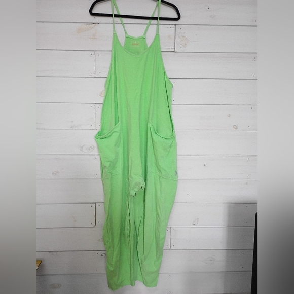 Free People Movement Hot Shot Onesie Lime - Medium - Picture 5 of 13
